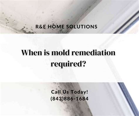 when is mold remediation required